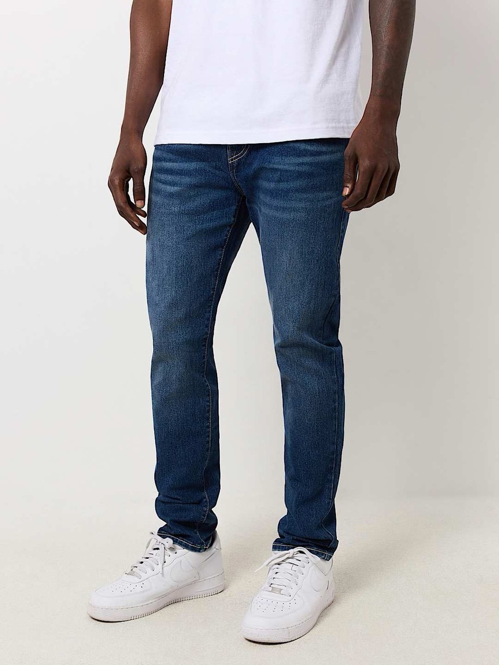 NWT True Religion Rocco Skinny Flap Natural SN Dark Wash Jeans Y2K Street 38